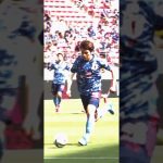 絶妙な飛び出しからのループシュート！ #サッカー日本代表 #samuraiblue  #上田綺世