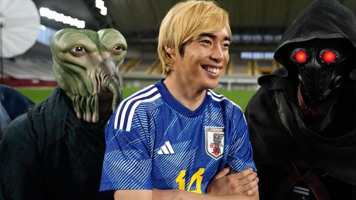 サッカー日本代表・伊東純也選手、CMで宇宙人と共演！ クレディセゾンCMメイキング映像