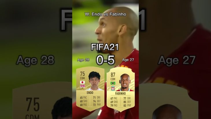 Wataru Endo vs Fabinho【FIFA OVR Compilation】遠藤航vsファビーニョ