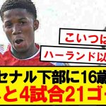 【神童】16歳チドオビ君、オールハットトリックで4試合21ゴールwwwwwwwwww