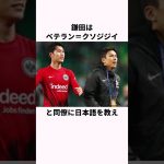 「クソジジイ」とウソを教えた鎌田大地と長谷部誠に関する雑学 #サッカー日本代表 #サッカー選手 #ワールドカップ