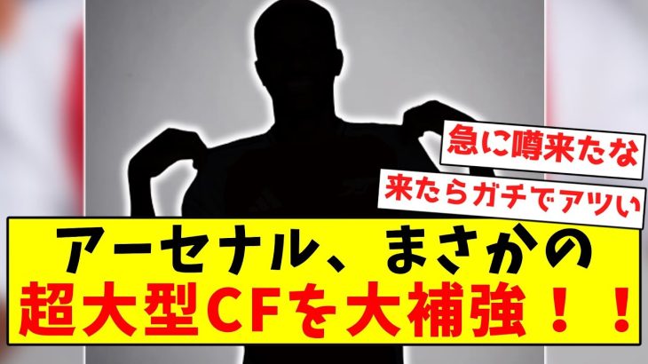 【激アツ】アーセナル、まさかの超大型CFを大補強！！