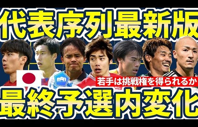 【日本代表序列に変化はあった？！】森保ジャパンの最終予選初戦2試合で起きた番手表の変化~パリ世代の若手はレギュラー格への挑戦権を得られるか~