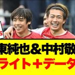 【超覚醒】伊東純也＆中村敬斗 ハイライト＋Whoscoredで真価が明らかに！