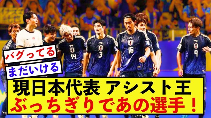 【王者】森保ジャパンでのアシスト王といえばこの選手しかいない！