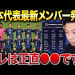 ※速報※サッカー日本代表最新メンバー発表！古橋亨梧復帰、チェイスアンリが招集されなかった理由【レオザ切り抜き】