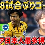 【たいたいFC】三笘薫がプレミア日本人最多ゴール達成!!/ブライトンvsイプスウィッチ試合まとめ【たいたいFC切り抜き】