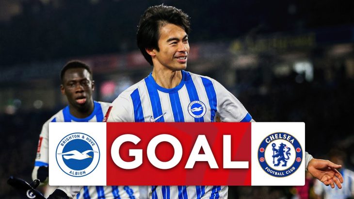 GOAL | Kaoru Mitoma | Brighton 2-1 Chelsea | Fourth Round | Emirates FA Cup 24-25