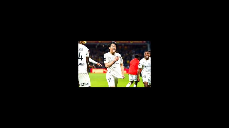 中村敬斗 二得点驚異 ランス勝利