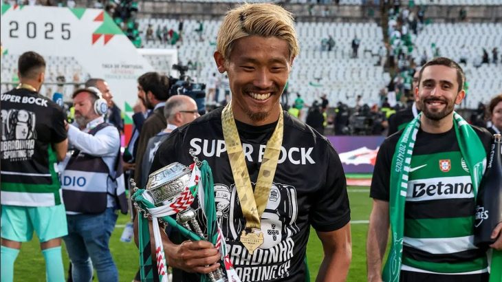 守田英正、宿敵ベンフィカに逆転勝利に貢献！スポルティングはリーグ戦に続きカップ戦制して2冠達成！【5月26日】