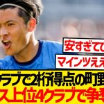【注目】キール町野修斗に4つのブンデス上位クラブが獲得熱望キター！！！！