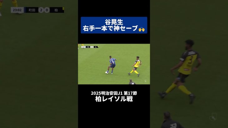 谷晃生 右手一本で神セーブ🙌｜#柏レイソル 戦 #shorts #Jリーグ #サッカー
