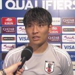 【町野修斗｜試合後インタビュー】先発出場で1ゴール2アシストの活躍！「満足せず次に向かいたい」｜FIFAワールドカップ26 AFCアジア最終予選第10節 日本×インドネシア
