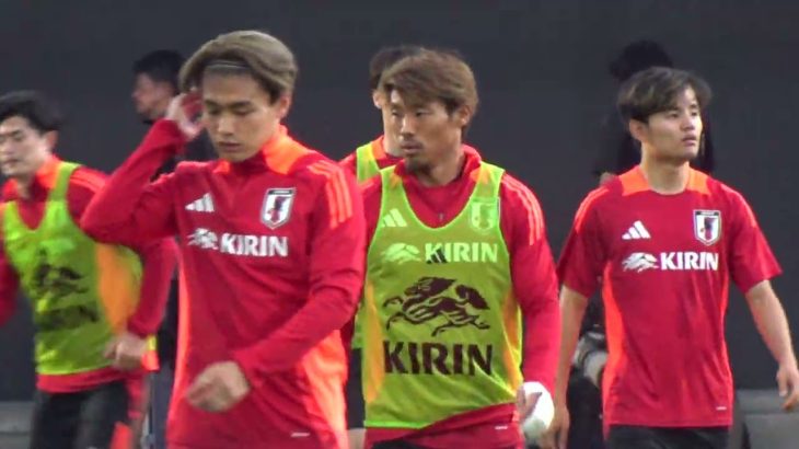 久保建英 堂安律 南野拓実 遠藤航 田中碧 日本代表公開練習 【サッカー日本代表】SAMURAI BLUE 2024/06/03現地観戦