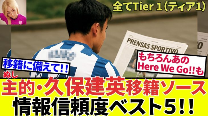 【Take Kubo!!】久保建英移籍するぞ！！（80%）その前にソース元について知っておこう！！　信頼度の高いソース、ベスト５をご紹介！！もちろんロマーノもIN！！