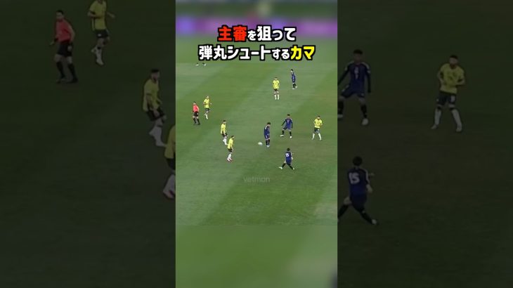 主審にボール当てるのハマってやめられない鎌田大地 #shorts #日本代表 #サッカー