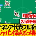 【速報】インドネシア代表フルボッコの森保ジャパン採点ぶっ壊れるwwwwww