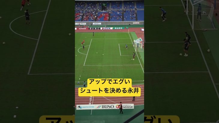 永井のゴラッソ🎯🎯🎯 #名古屋グランパス #ピサノ #シュミットダニエル #ユンカー #山岸祐也 #和泉竜司 #マテウス #稲垣祥 #サッカー日本代表 #jリーグ