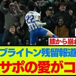 【三笘愛】ブライトン残留報道を観た海外ファンのリアルな声がこちらです