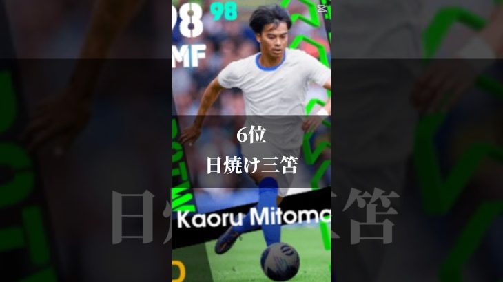 【最新版】最強三笘薫ランキングTOP12 #shorts  #efootball #イーフト #イーフットボール #イーフトアプリ2026