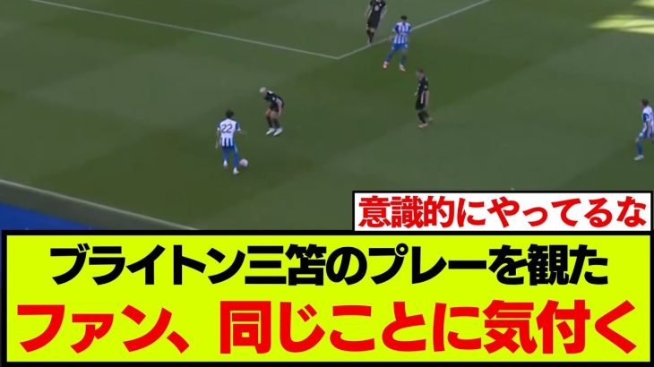 ブライトン三笘薫のプレーを観たファンが気付いたことがこちらです【ヴォルフスブルク戦】