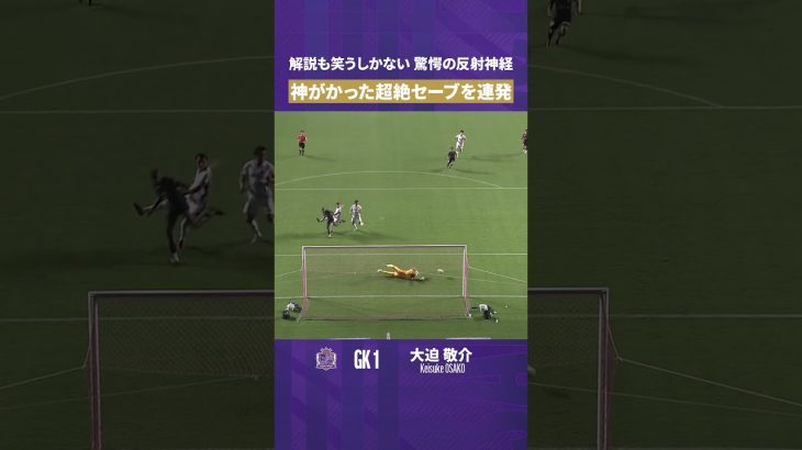 【驚愕の反射神経】大迫敬介 神がかったスーパーセーブを連発【セーブ動画】サンフレッチェ広島vsセレッソ大阪