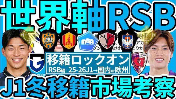 【U20日本代表組&半田陸/福田心之助ら…欧州移籍候補者多数│RSB移籍ロックオン】近づく欧州と日本の距離を体現するポジション…渡欧者多ければ国内市場の動きも多くなる?!