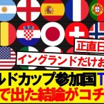 【海外の反応】2026年北中米ワールドカップ、参加国Tier表がこちらwwwww