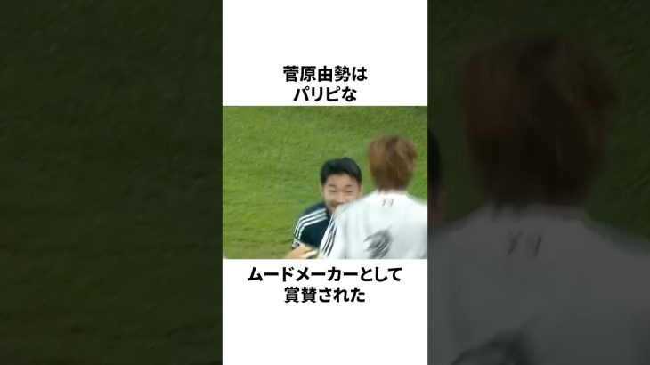 【パリピ度がヤバい！！】面白過ぎる菅原由勢について#サッカー #サッカー日本代表 #菅原由勢
