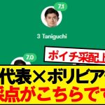 【評価】ボリビア戦の日本代表、採点がこちらです！！！